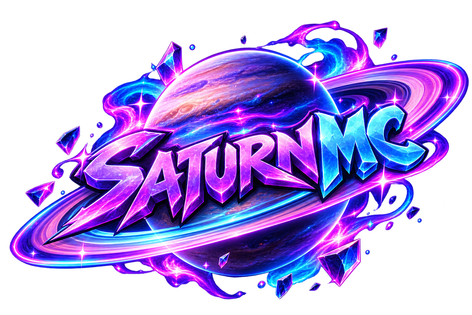SATURNMC — ringed planet logo